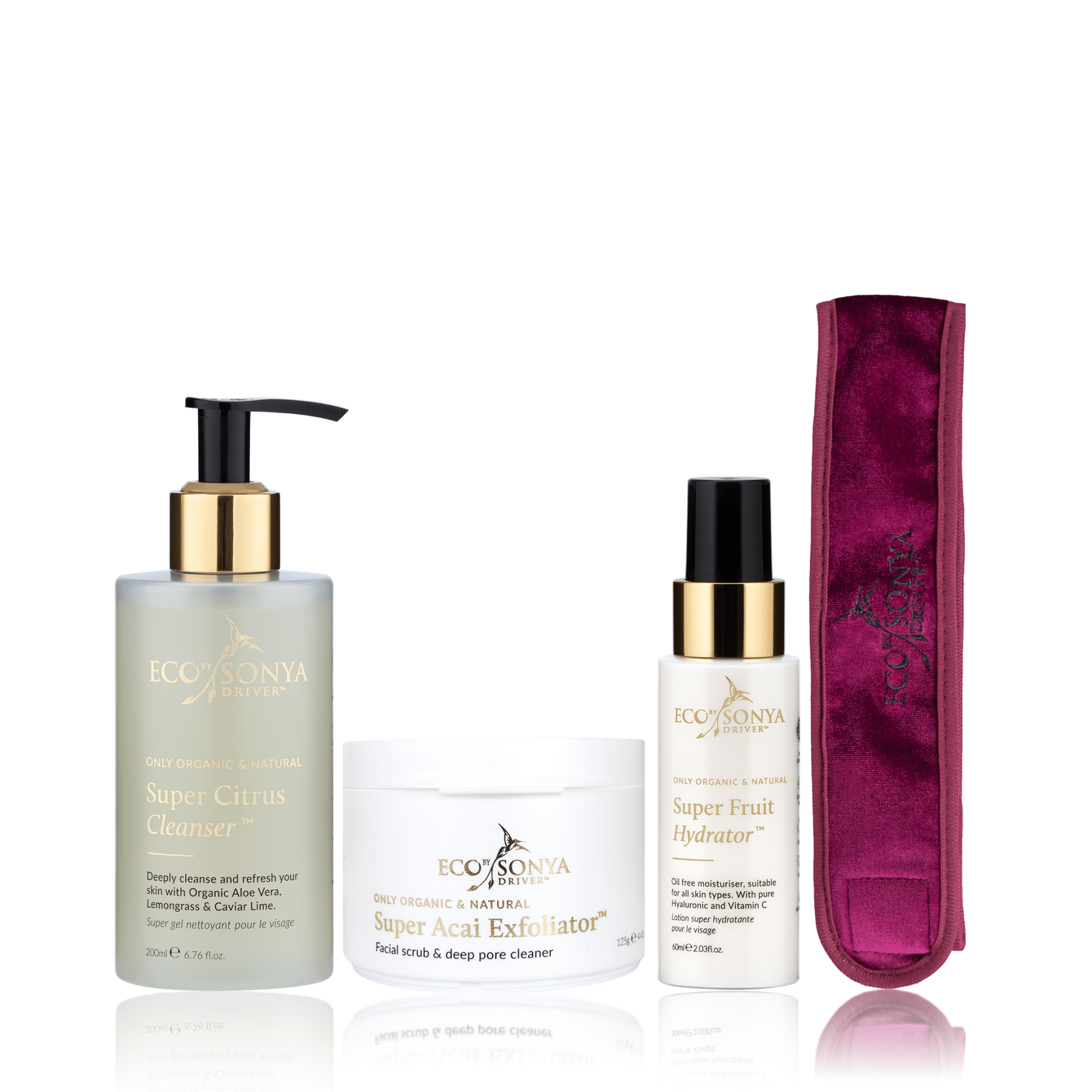 3 Step Skincare System With Acai Exfoliator - Eco By Sonya Europe