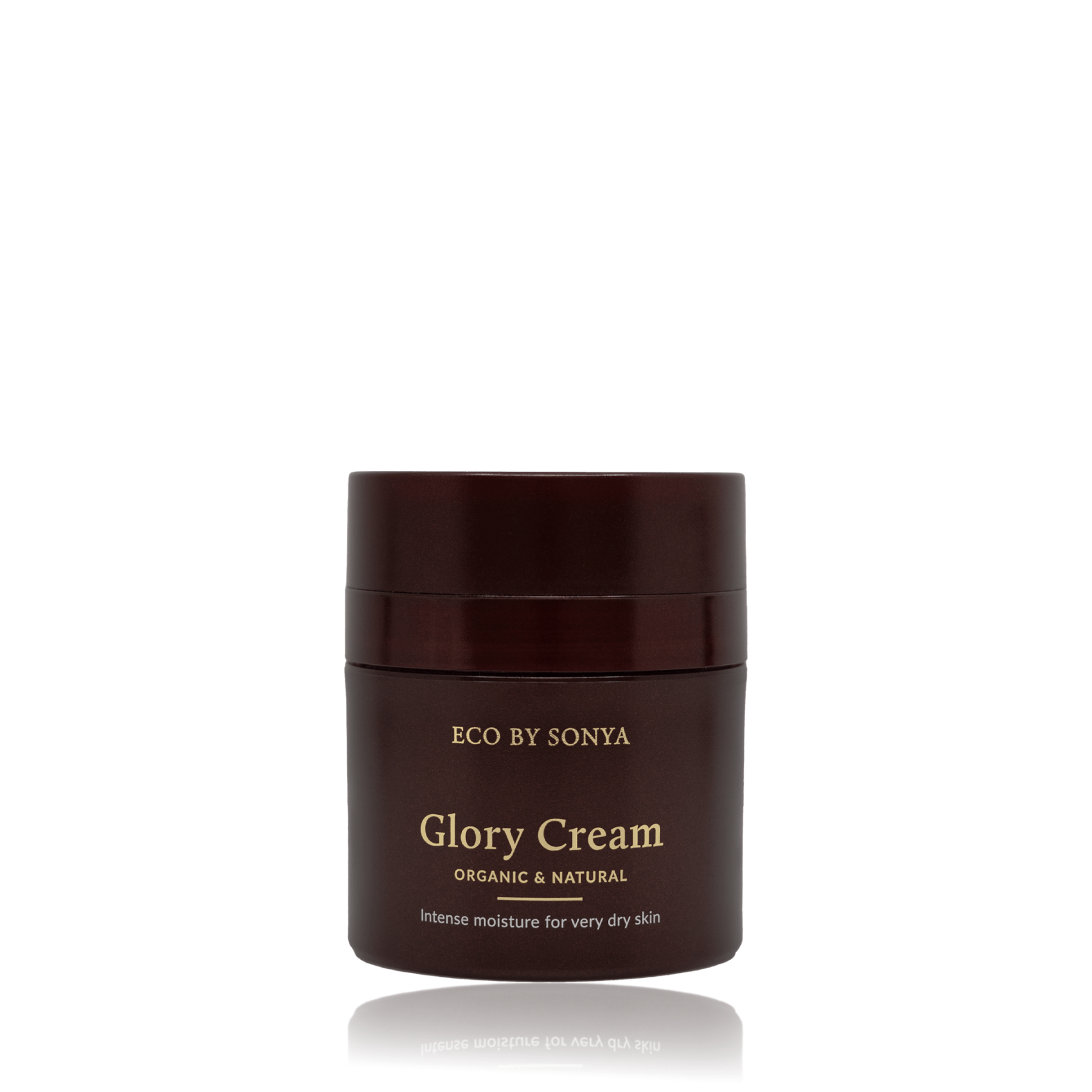 'Glory Cream' by ECO BY SONYA rich pro-age cream on a white background