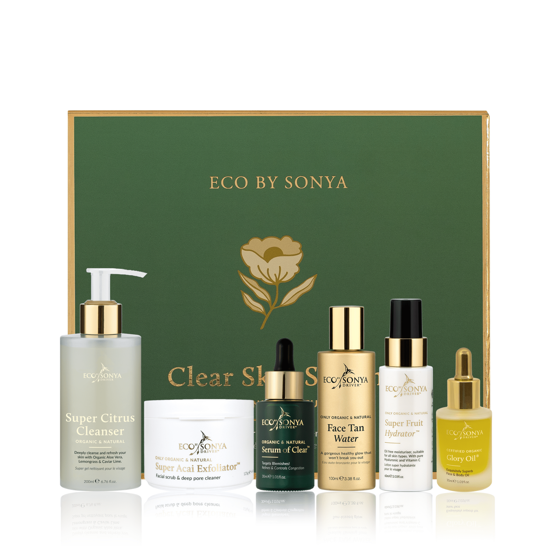 Eco by Sonya acne clearing pack with christmas gift box