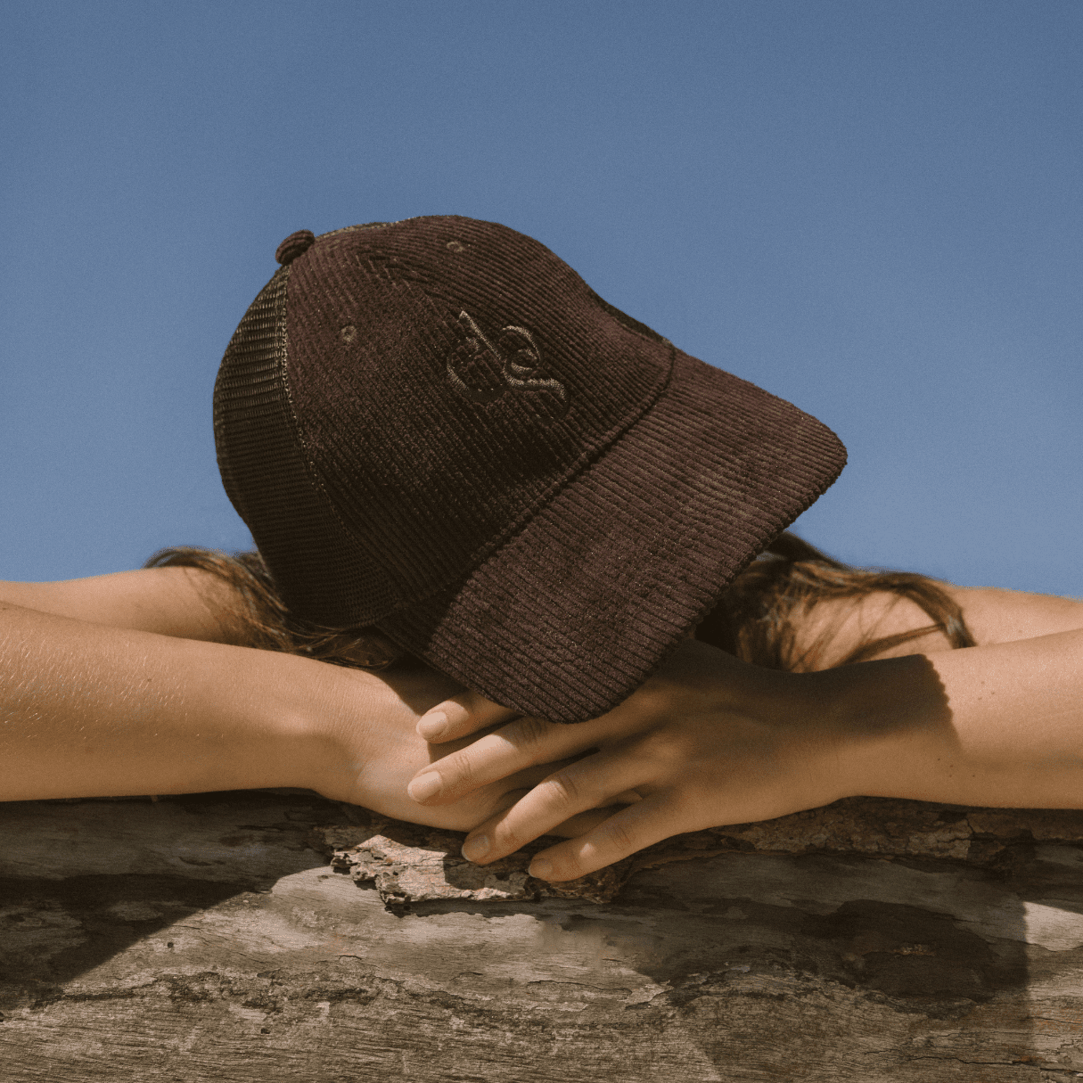 eco by sonya corduroy cap on girl