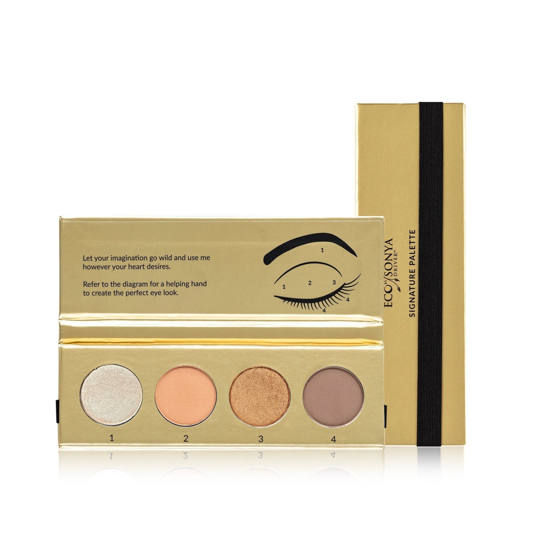 Signature Palette - Eco by Sonya talc free natural eyeshadows for sensitive eyes